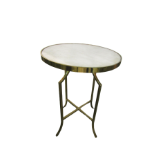 Table Beautifully Design Metal with Marble Top with coffee table Supplier