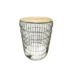 Bamboo top coffee table bamboo artificial bamboo top metal wire Supplier