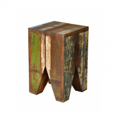 Reclaimed Wood Lamp Table Exporter