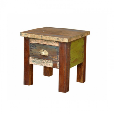 Reclaimed Wood Side Table Supplier