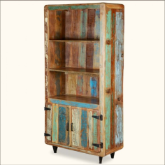 Reclaimed Wood Rustic Bookcase Supplier