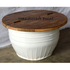 Wholesale Oil Drum Coffee Table