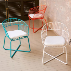 Iron Bistro chair Supplier