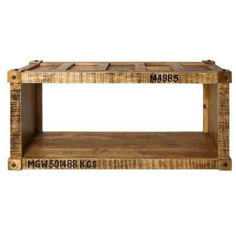 Container Style Mango Wood Coffee Table Supplier