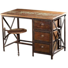 Industrial furniture vintage Wooden table Wholesaler