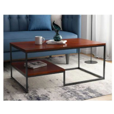 Iron Wooden Coffee Table manufacturer