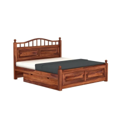 Wooden King Size Bed With Storage Wholesaler