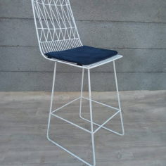 White Jali Chair for Home Hotel Restaurant Furniture Supplier