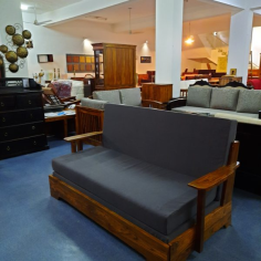 WOODEN BOSTON SOFA CUM BED MANUFACTURER