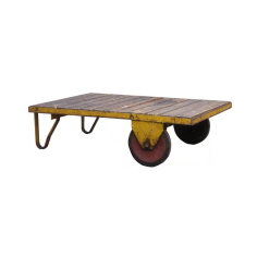 Distress Finish Industrial Coffee Table Industrial Furniture Exporter