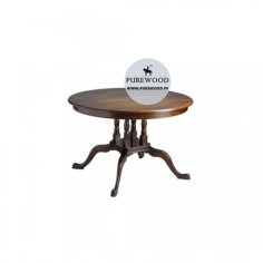 Vintage Round Table Solid Wood Supplier