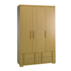 Brandon 3 Door 4 Drawer Wardrobe Supplier