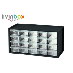 Middle Plastic Desktop Storage With 20 Drawers Exporter