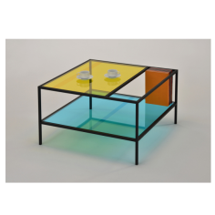 Living room Furniture multi colour coffee table Supplier