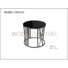 COFFEE TABLE CHROME WITH GLASS EXPORTER