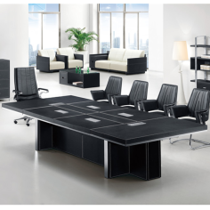 Customized quality bonded leather meeting boardroom table Exporter