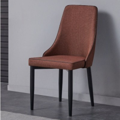 Wholesale Industrial chair velvet upholstered dining chair