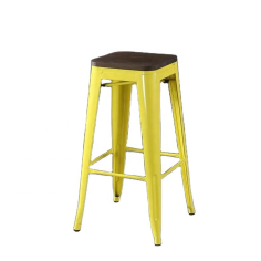 Top quality restaurant bar counter metal chair pine wood Exporter