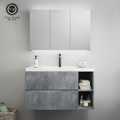 Modern style bathroom hardware sink smart furniture cabinet units Manufacturer