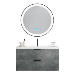 European style vanity furniture with sink classic bathroom cabinet Manufacturer