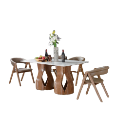 Dining table and chair set dining room luxury hotel room furniture Exporter