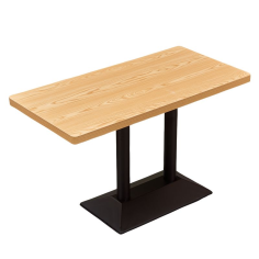 Commercial furniture coffee shop metal base dining table Exporter