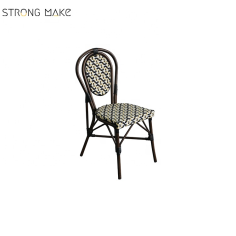 Rattan Dining Chairs Home Furniture Metal PE Rattan Garden Chair Wholesaler