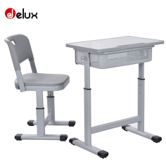 Height Adjustable Student Desk and Chair from School Furniture Supplier