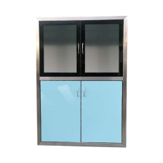 Wholesale medicine furniture built in type stainless storage cabinet with drawer