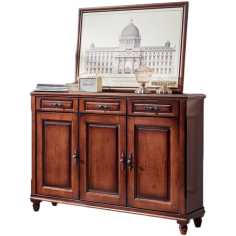 Luxury antique solid wood furniture shoe cabinet Lockers Exporter