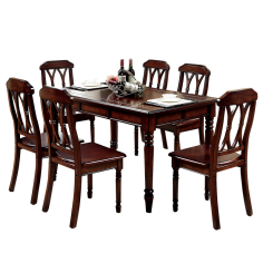 Wood classic table dining house Square dining table Exporter