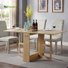 Wooden Small Folding Rectangular Dining Room Table Exporter