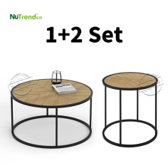 High Quality Modern Luxury Round Coffee Table Sets For Living Room Manufacturer