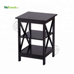 Living Room Sofa End Side Table Small Bedroom Black Nightstands Manufacturer