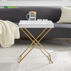 Metal Frame Modern TV Bed Snack Serving Tray Table Manufacturer