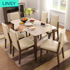 Hot Sell Luxury Wood Types Dining Table Set Designs For Home Exporter