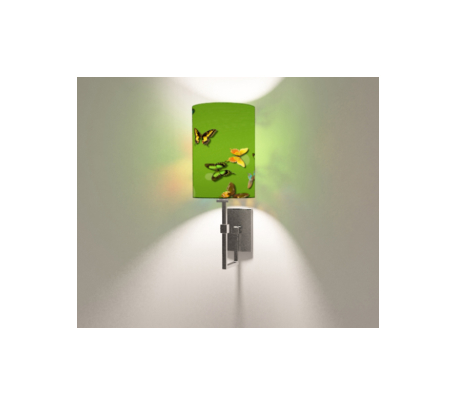 Wholesaler of Aluminium Elegant Wall Sconce with Printed Shade