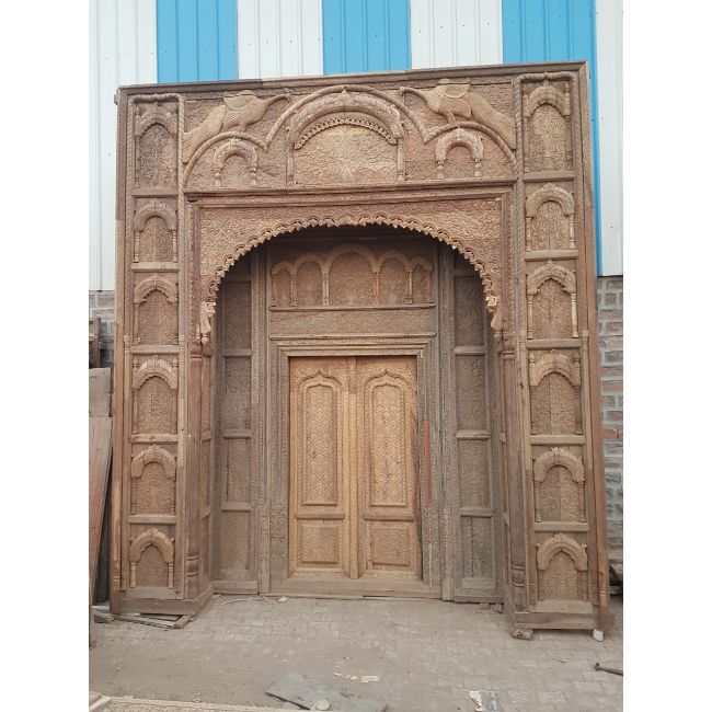 FRONT DOOR IN SOLID WOOD Exporter
