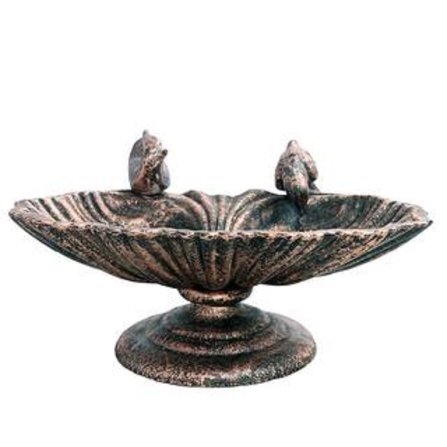 Wholesale large bowl metal antique bird feeder supplier