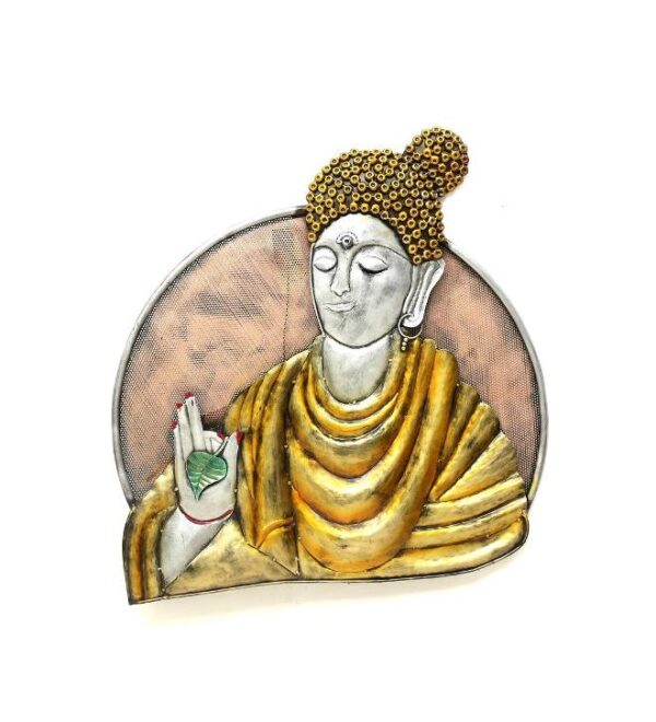 Iron Buddha with led Wall Decor Art Supplier