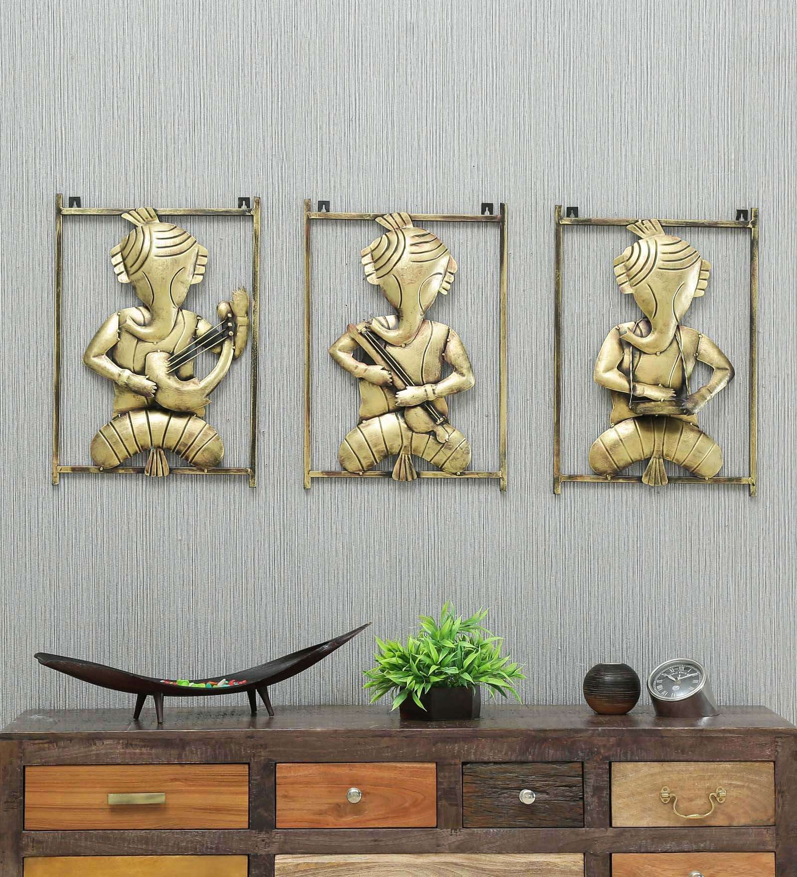 Iron Ganesha Set/3 Supplier