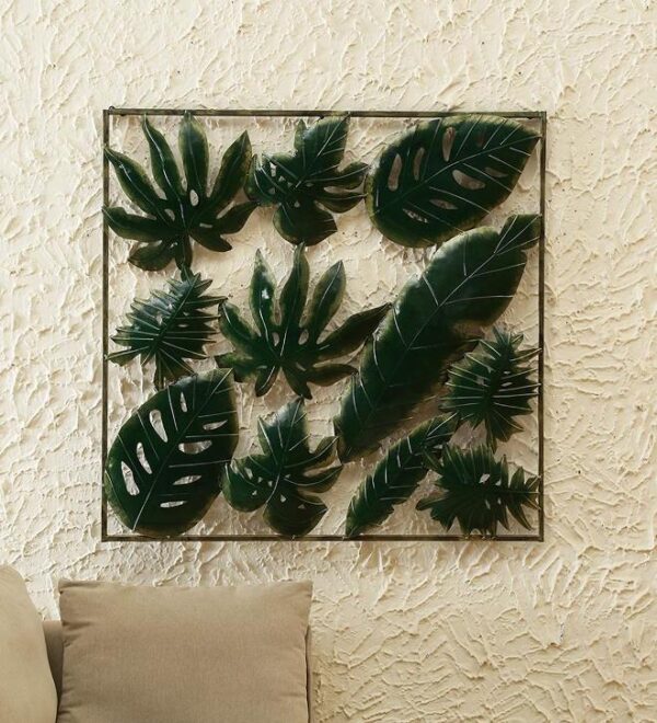Iron Green leaf with led Supplier