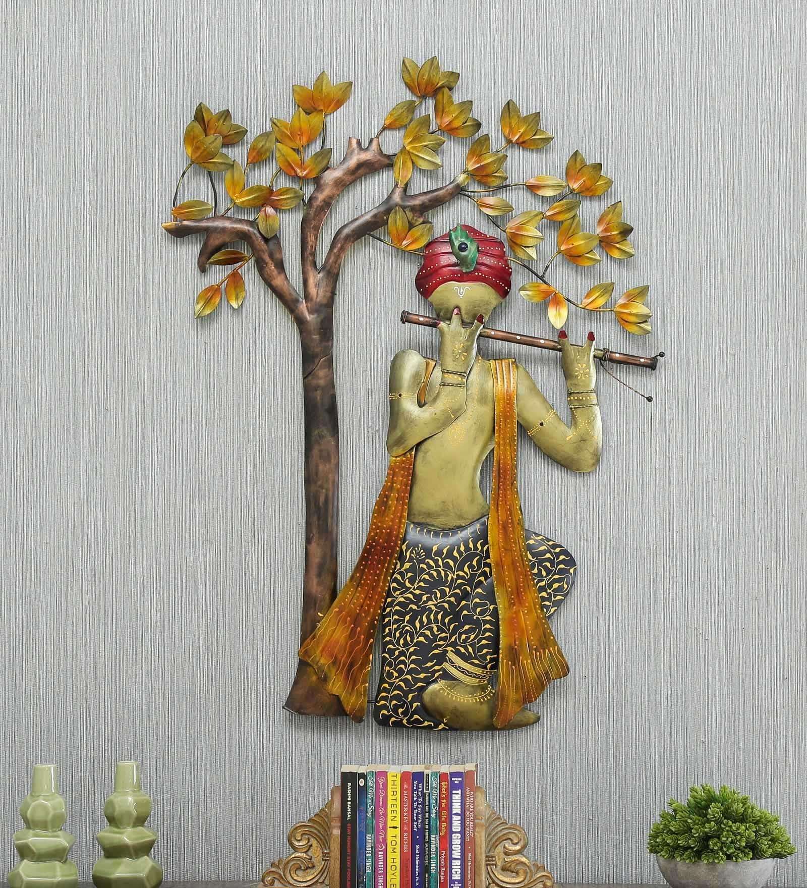 Iron Krishna Tree with led Supplier