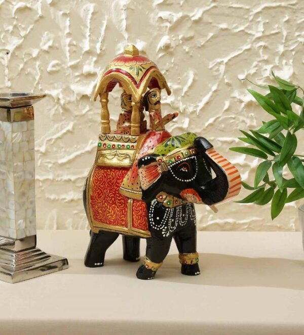 Elephant décor with palki Supplier