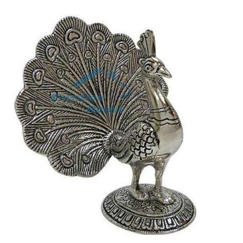 Aluminium Peacock Sculpture Mekar