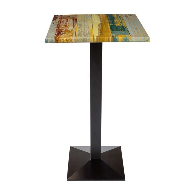 Iron Frame Luxury Dinning Table Set Modern Marble Dining Room Bar Table Exporter