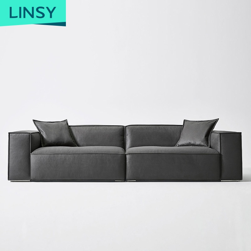 Cloth modern single living room 4 seaters luxury fabric sofa Exporter