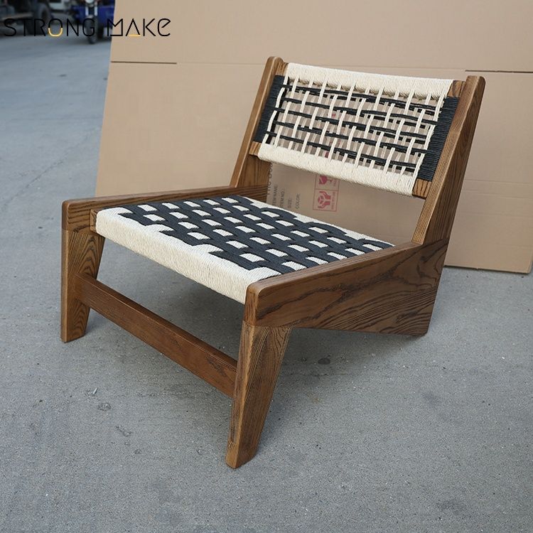 Unique Shaped Chair Living Room Wood Chair Rattan Chair Wholesaler