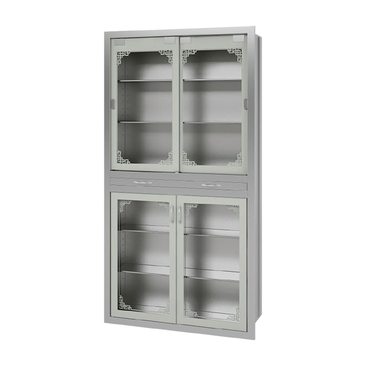 Medicine furniture hospital storage iron cabinet for operating room Exporter