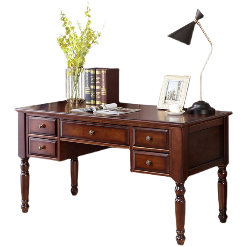 Wood desk office desk computer desk study furniture table Exporter